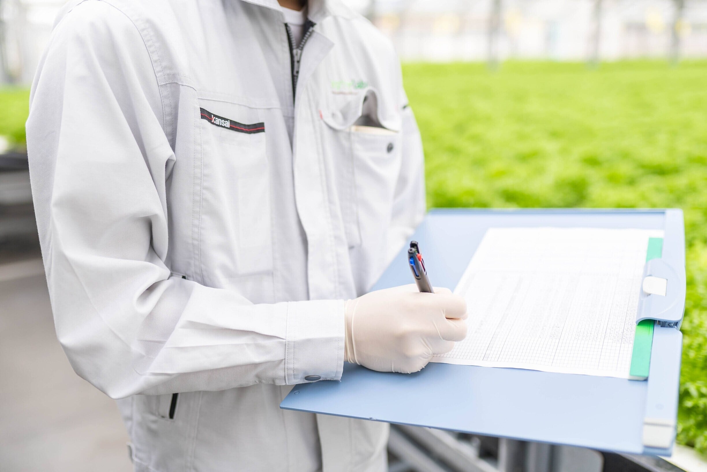 発育状況を日報に記入